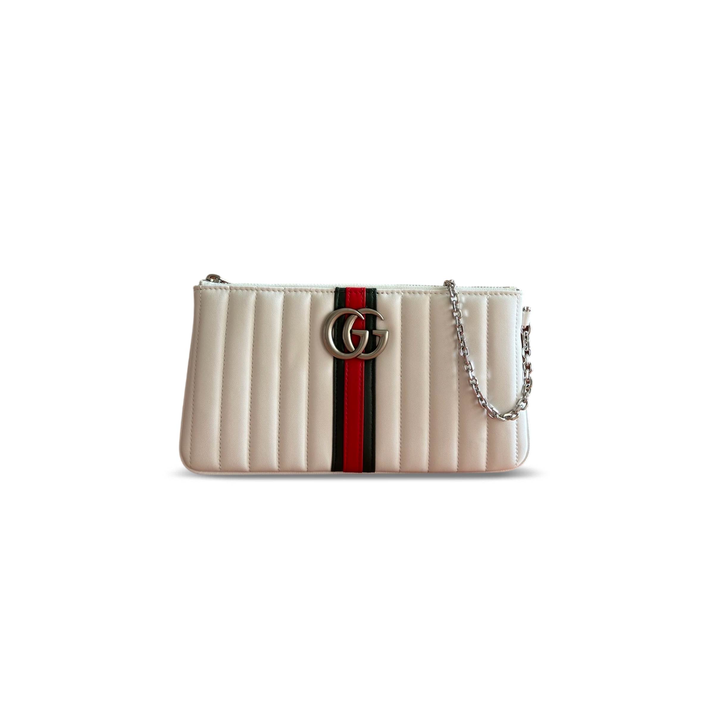 GUCCI GG MARMONT POUCH WITH STRAP A006X2 (26*13*1.5cm)